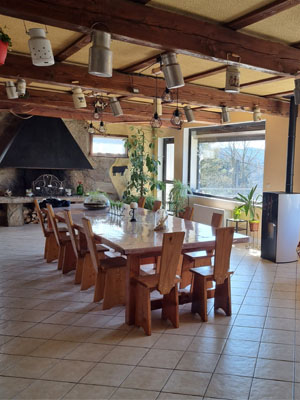 La table d'Hôtes de Les Tables Aux Vaches à la Salvetat sur Agout