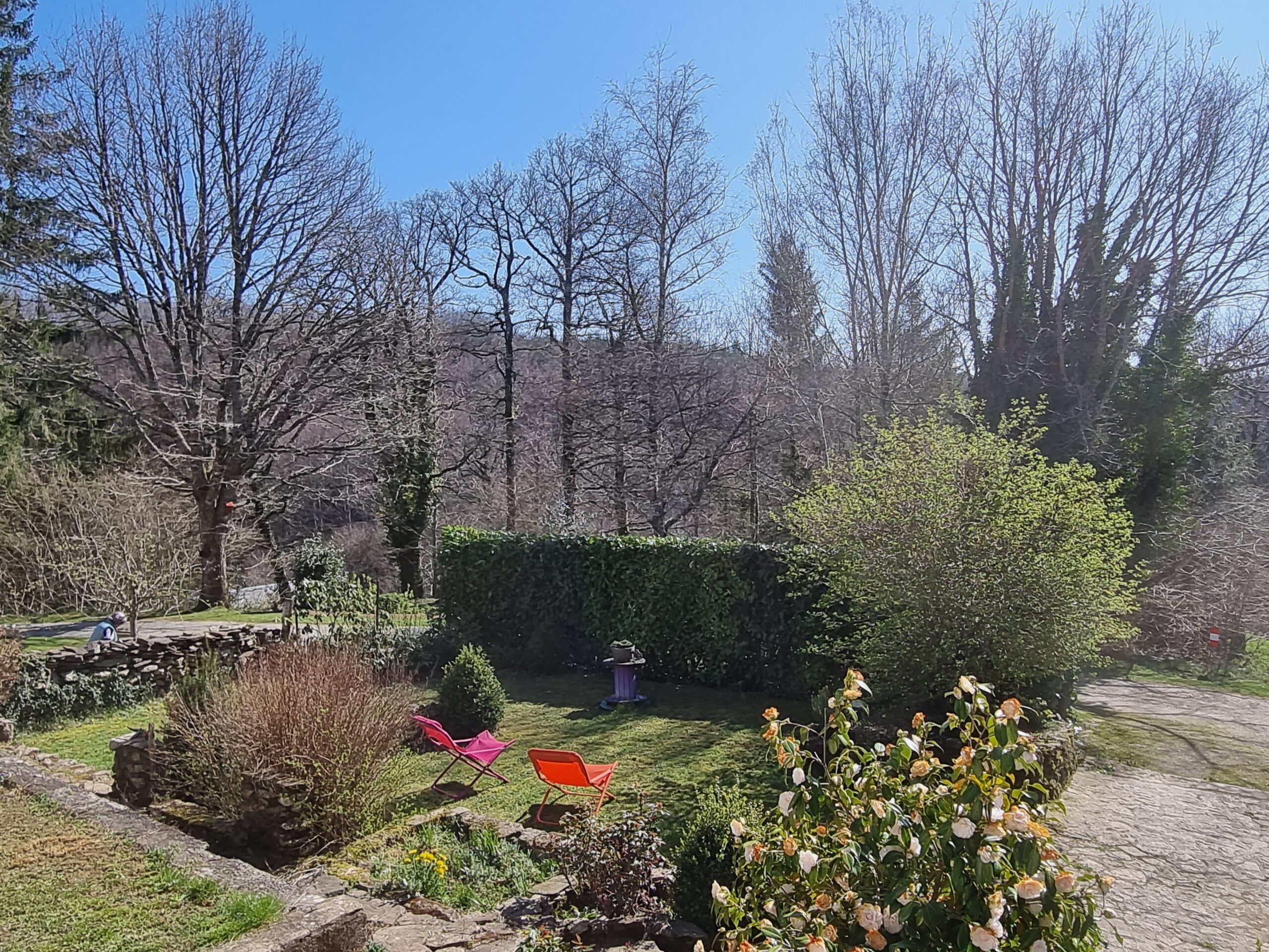 Jardin intimiste de notre maison d'hôtes